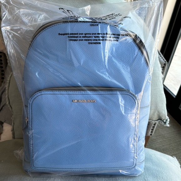 Michael Kors Cooper Pebbled Leather Commuter Backpack - Picture 1 of 7